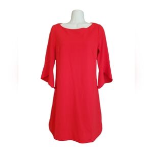 Perfect For Valentines Day❤️❤️❤️ Vince Camuto Belle Sleeve Red Mini Dress Size 8